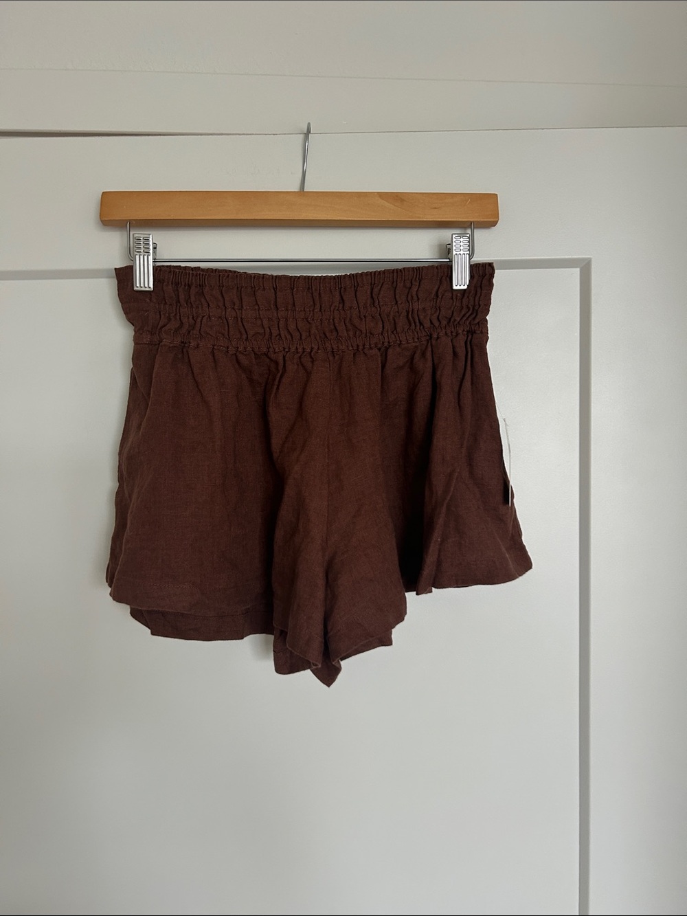 ANTHROPOLOGIE THE SOMERSET LINEN SHORTS SIZES XXSP-MP MSRP $98.00 NWT - Picture 5 of 11
